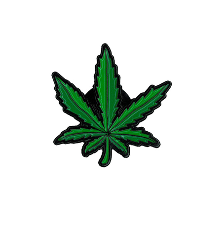 Pot Leaf Enamel Pin | Cannabis