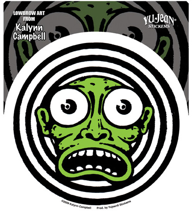 Kalynn Campbell Green Face Sticker