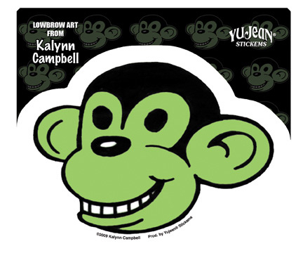 Kalynn Campbell Monkey Sticker