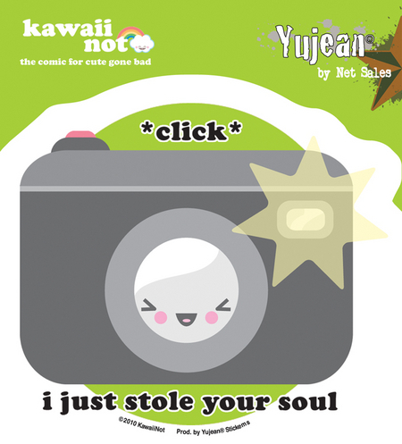 Kawaii Not Click Sticker