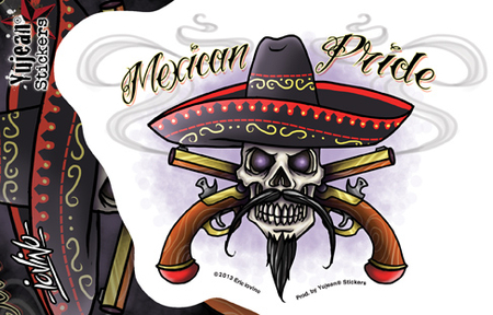 Eric Iovino Mexican Pride sticker | Stickers