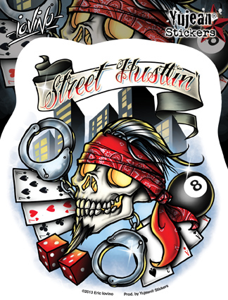 Eric Iovino Street Hustlin' sticker | CLEARANCE!!