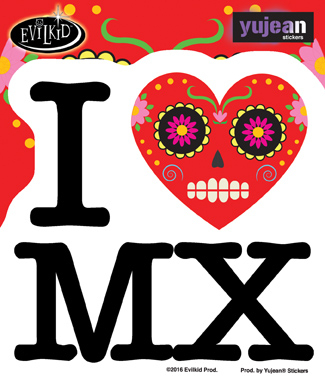 Evilkid I heart MX sticker | CLEARANCE!!