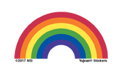 Mini Rainbow Sticker pack of 25 | Gay Pride, LGBTQ