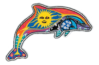 Dan Morris night/day dolphin patch | Patches