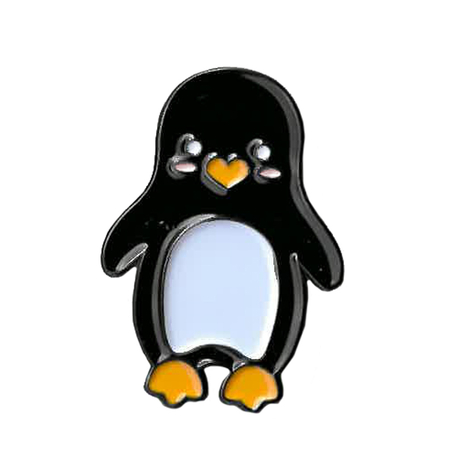 Krisgoat Penguin Enamel Pin | Critters