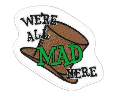 We're All Mad Patch | Retro