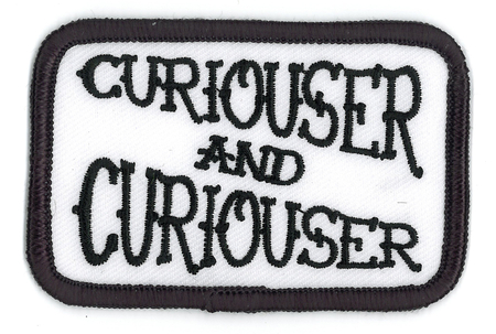 Curiouser and Curiouser Patch | Retro
