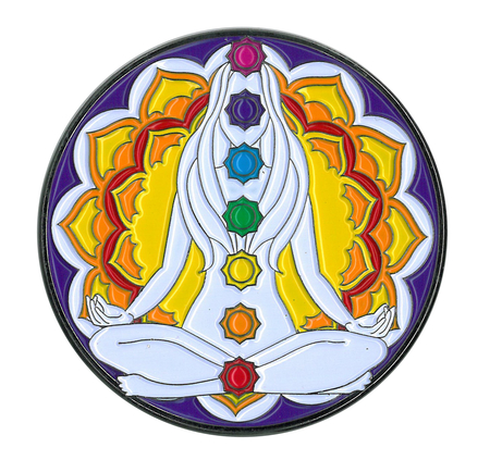 Chakra Large Enamel Pin | Celestial