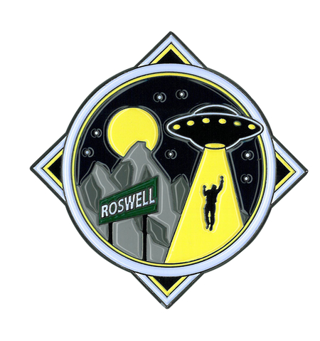 Roswell Alien Large Enamel Pin | Enamel Pins