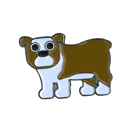 LO-FI MONO © Bulldog Enamel Pin | Dogs