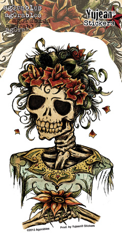 Muertos Bride Sticker | Undead, Skeletons and Creatures of the Night