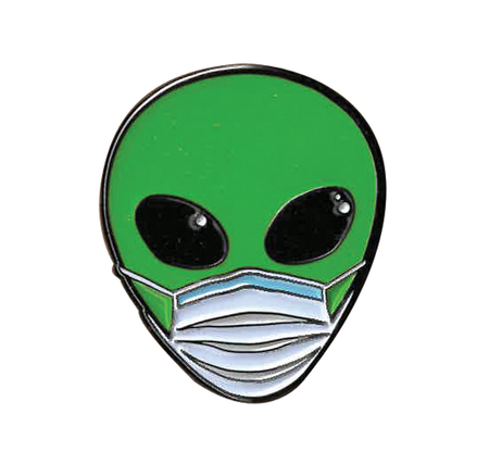 Masked Alien Enamel Pin | Aliens