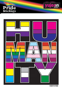 Humanity Sticker | Gay Pride, LGBTQ