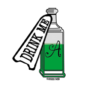 Mini Drink Me Sticker | Little Tiny Mini Stickers 