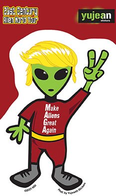 Make Aliens Great Sticker | LOL!!!