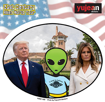 Don, Mel and Alien Sticker | LOL!!!
