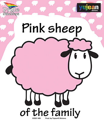 Pink Sheep Sticker | Gay Pride, LGBTQ