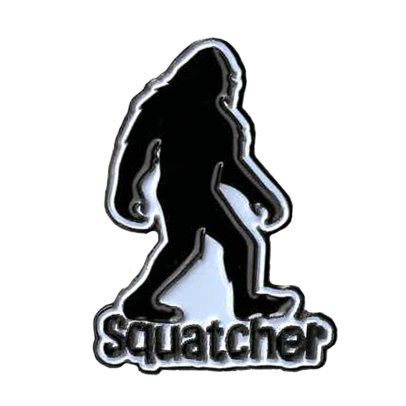 Sasquatcher Bigfoot Enamel Pin | Undead, Skeletons and Creatures of the Night