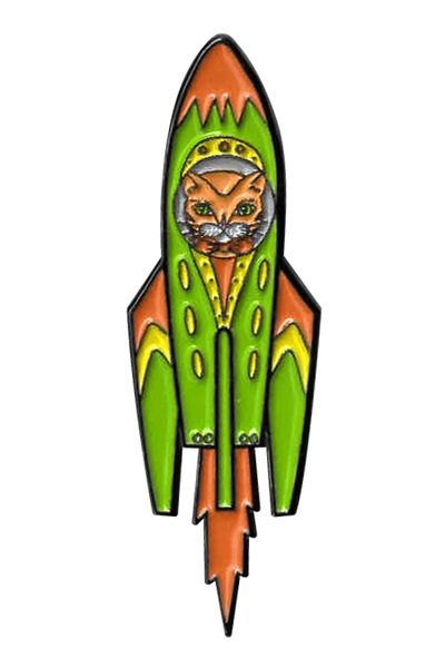 Sunny Buick Rocket Cat 1 Enamel Pin | Critters