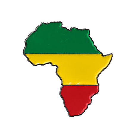 Rasta Africa Enamel Pin | Cannabis