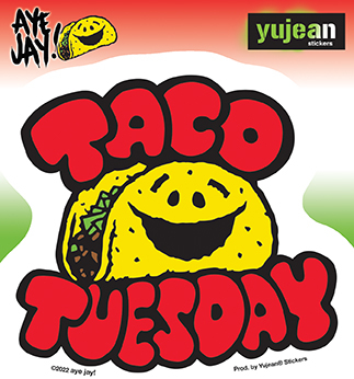 Taco Tuesday Sticker | Stickers