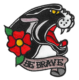 Be Brave Panther Patch | Critters