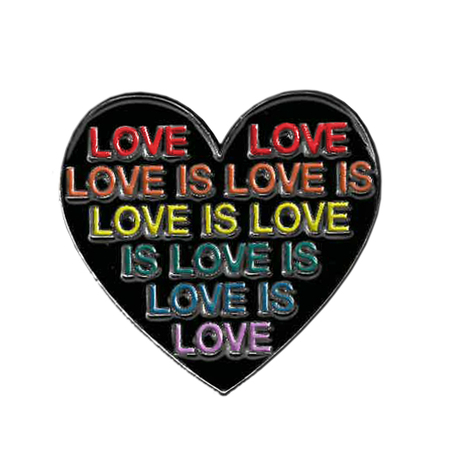 Love Is Enamel Pin | Gay Pride, LGBTQ