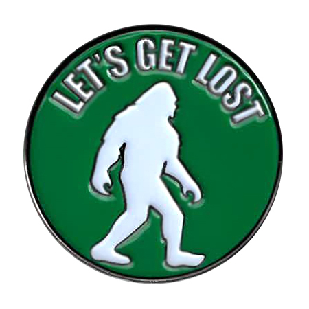 Let's Get Lost Sasquatch Enamel Pin | Critters