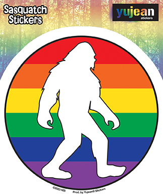 Sasquatch Pride Sticker | Undead, Skeletons and Creatures of the Night