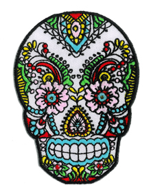 Sunny Buick Lace Sugar Skull patch | Patches