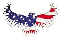 Eagle Flag Sticker