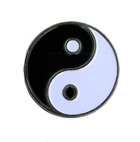 Yin Yang Enamel Pin