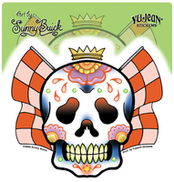 Sunny Buick Racing Skull Sticker