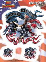 Hot Leathers American Heritage Biker 6x8 Sticker