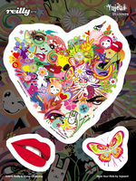 Reilly Flowering Heart Sticker