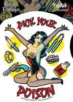 Kirsten Easthope Pick Your Poison Pinup Sticker