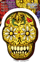 Agorables Sugar Skull Sticker