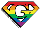 Super Gay Mini Sticker 25 Pack