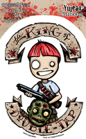 Agorables King of Double Tap Zombie Hunter Sticker