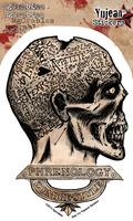 Agorables Zombie Phrenology Sticker