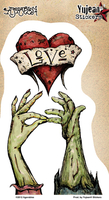 Agorables Zombie Hand Kiss Sticker