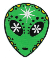 Alien Sugar Skull Patch