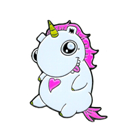 Emi Boz Chubby Unicorn Enamel Pin