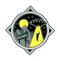 Roswell Alien Large Enamel Pin