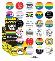 LGBTQ Pride Button Box