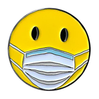Smiley Mask Enamel Pin