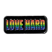 Love Hard Rainbow Enamel Pin