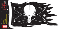 Wiedemann Pirate Alien Flag Sticker
