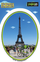 Eiffel Alien Sticker